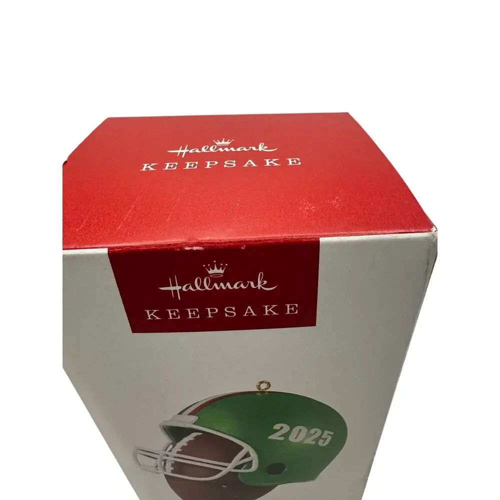 HALLMARK Keepsake 2025 Football Star Christmas Tree Ornament New In Box